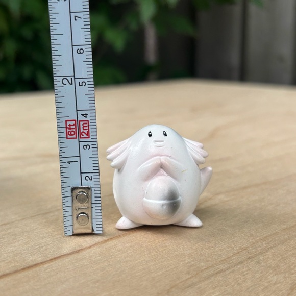 Pokemon Chansey Vintage Mini Figurine Nintendo Tomy Auldey Toy - Picture 7 of 7